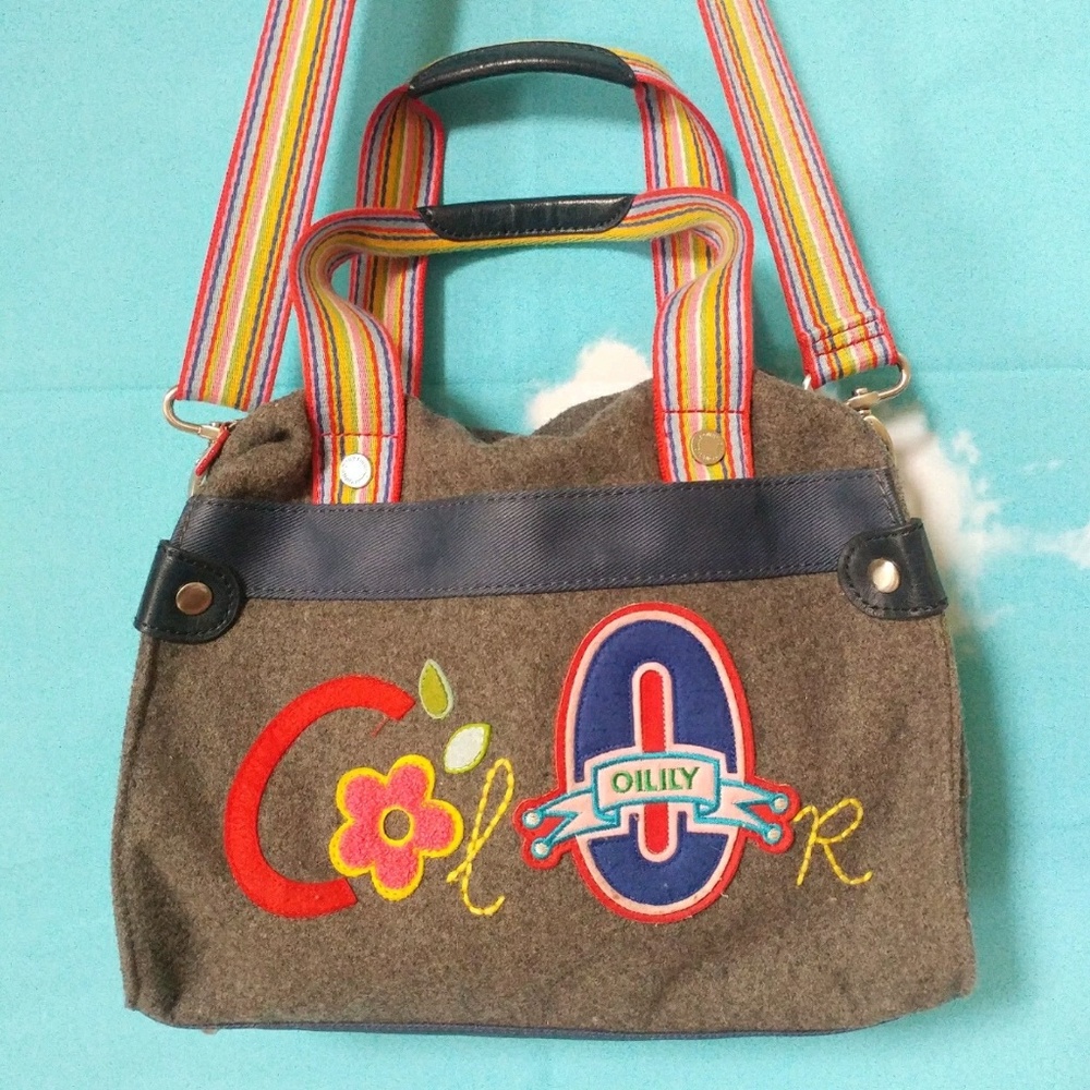 🚫SOLD🚫Oilily Color Crossbody Rainbow Pride Wool - Picture 6 of 8
